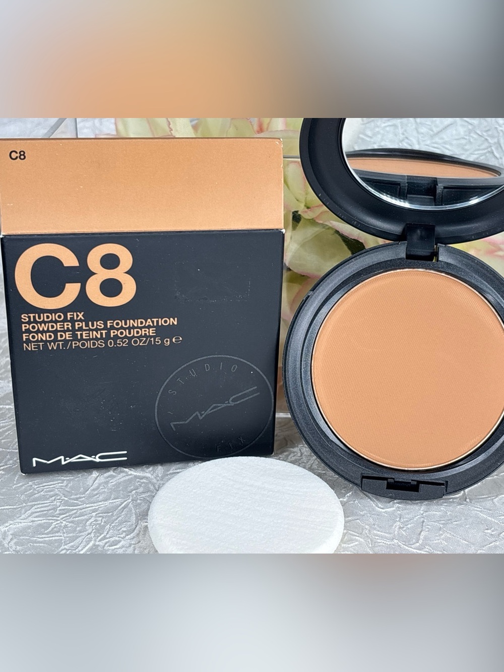 MAC Studio Fix Powder Plus Foundation - C8 - w/puff FS ORIGINAL NIB
